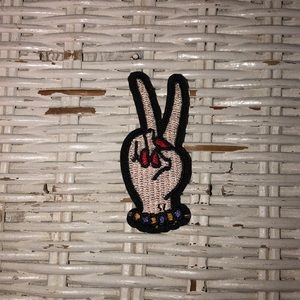 Peace Sign Iron on Patch